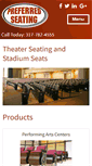 Mobile Screenshot of preferred-seating.com