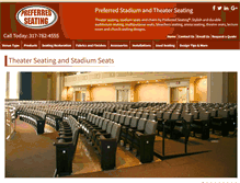 Tablet Screenshot of preferred-seating.com